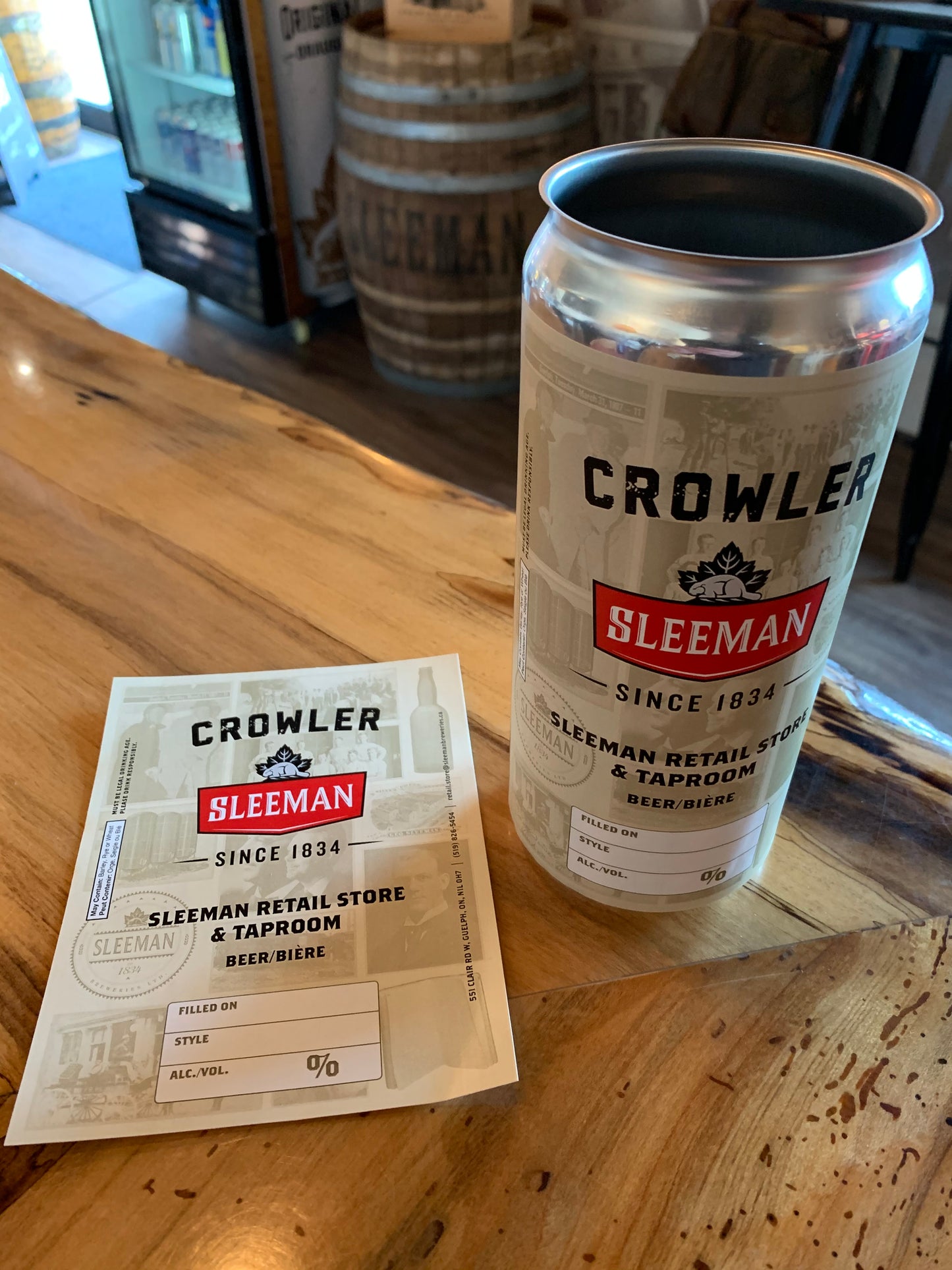 Sleeman Silver Creek Lager 32oz Crowler
