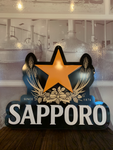 Sapporo Metal Sign
