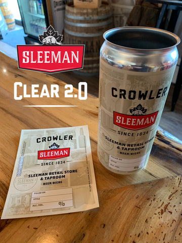 Clear 2.0 32oz Crowler